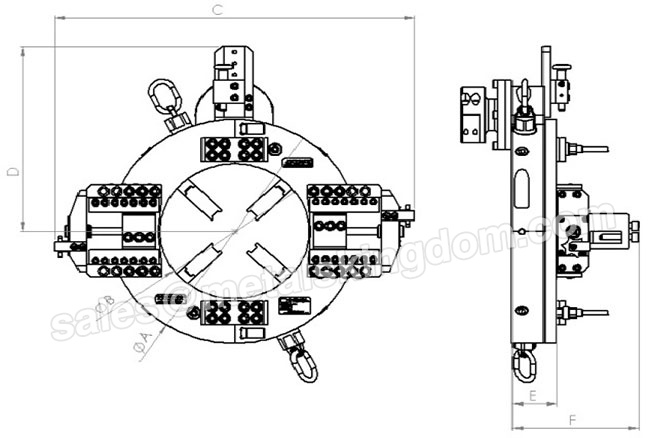 PG Series Bi-semi-ring Pipe Beveling and Cutting Machine