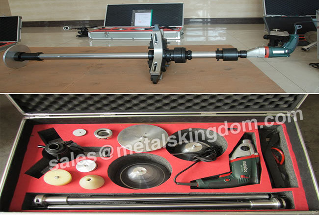 MJ-250 DN80-250mm (3-10Inch) Portable Globe Valve Grinding Machine