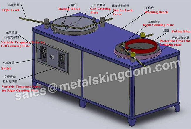 MT-500X/2 19Inch Stationary Valve Grinding Machine