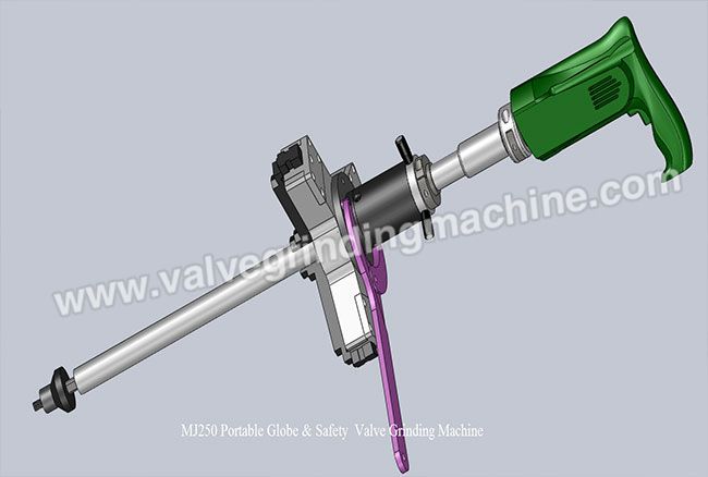 MJ250 DN50-250mm(3-10Inch) Portable Relief Valve Grinding Machine 